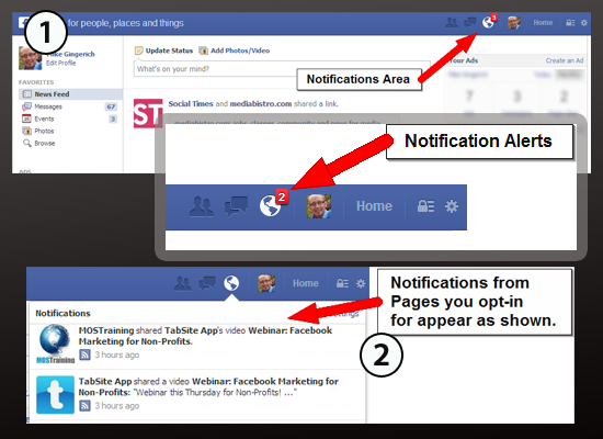 How To Get All Notifications From A Facebook Page Mike Gingerich