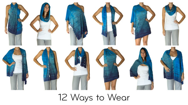 12 ways to wear journey shawl