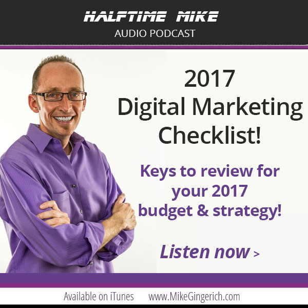 2017 Digital marketing planning checklist